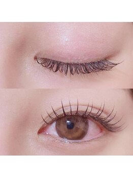 シェリー(Cherie)の写真/【新感覚モチエクステ】まつ毛の負担を極限まで軽減させた最新のマツエクで違和感なし☆ナチュ盛り目元へ