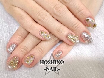 ホシノネイル(HOSHINO NAIL)/リボンネイル