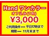 《ハンド》《平日17時まで》ワンカラー１色！/ソフトジェルオフ無料