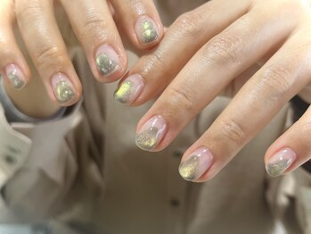 ぷっくりニュアンスネイル