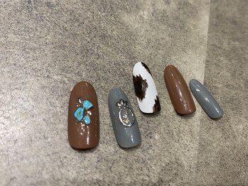 テラスアヴェダ ららぽーとエキスポシティ(Terrace AVEDA)/アニマルネイル￥7700(税込)