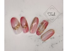 ティール(Teal)/バレンタインネイル