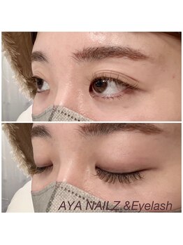 アヤネイルズ アンド アイラッシュ(AYA NAILZ.＆Eyelash)/カラーラッシュ60mins付け放題