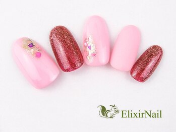 エリクサーネイル 心斎橋(Elixir Nail)/定額aシンプル/クーポン使用