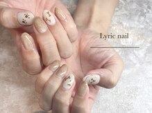 リリックネイル 本八幡店(LyricNail)/ 落書きわんわんネイル