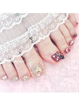 ファラウェイネイル(Faraway nail)/アシメフットネイル☆