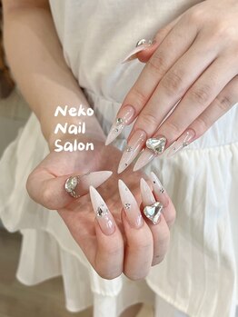 ネコ(Neko)/ワンホンネイル　ロングネイル