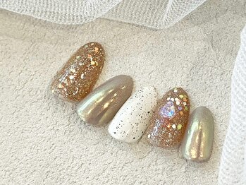 リベレ(LIBELLE)/ブラウンラメ/ミラー/ニュアンス