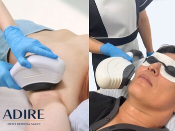 アディール(adire)の写真/完全都度払い/無理な勧誘一切なしで安心◎男性特有のVIOや濃いヒゲにも効果が出やすい最新機種を採用★