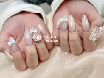 ルレーブ(LE REVE)/ワンカラー×大きめパーツ