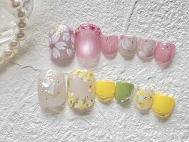 Spring foot sample♪