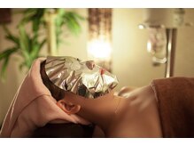 九龍 リラクゼーション 銀座店/アルミシートで顔をcare