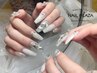 【Hand/長さ出し】オフ込☆チップ10本＋アートし放題　