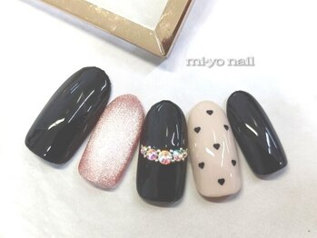ミーヨ ネイル(mi-yo nail)の写真/人気のオフィスカジュアル、シンプルキレイ系デザインをリーズナブルな価格で☆ネイルが初めての方にも◎