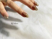 カル シェリール(Kal.cherir)/先端ギャラクシー☆ぷっくりnail