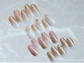 【キラキラ冬ネイル】