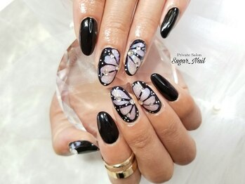 シュガーネイル(sugar nail)/アゲハネイル