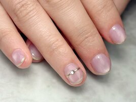 シンプルリングネイル