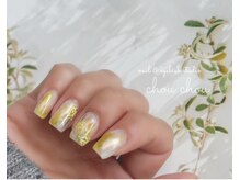 ネイルアンドアイラッシュスタジオ シュシュ(chouchou)/ミモザ・春ネイル・お花柄