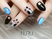 ヌル ネイル 新宿(NURU NAIL)/個性派/フレンチネイル／インク