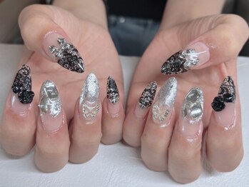 リノリー 仙台駅西口店(rinory)の写真/大事なイベント前に指先を可愛くチェンジ◎トレンドデザインもお任せ☆【持ち込みデザインコース¥8500~】