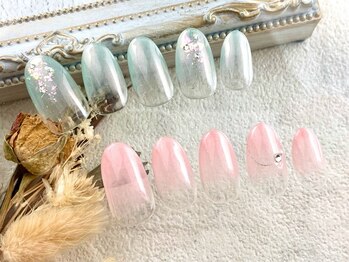 レアレアネイル(Lealeanail)の写真/【大人気★定額60分コース】高技術で美爪ネイル♪自爪に優しい《パラジェル×フィルイン》でオシャレ格上げ