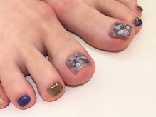 ネイルズ ララ(nails Lala)/ニュアンスフットネイル