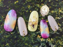 レリーネイル/【フラワーネイル】