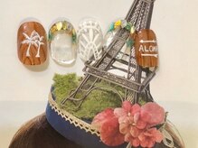 ゆびノさき/木目ネイル