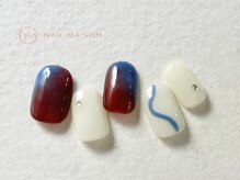 ネイルメゾン 梅田(NAIL MAISON)/モヤモヤうねうねストーン