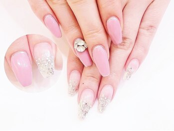 ネイルコレクション ベビーピンク(Baby Pink)/ジェル放題★アシメ・ワンホン