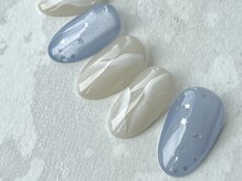 ブレスネイル(brace Nail)/夏ニュアンスネイル