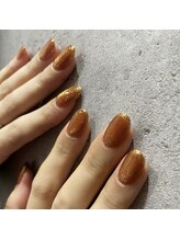 キイコネイル(kiiko.nail)/マグネット×ニュアンスフレンチ