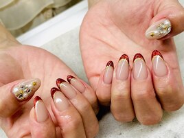 【ほり】大人のクリスマスネイル