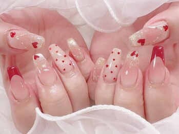 ミイネイル(Me nail)/#マグネットネイル#ハートネイル