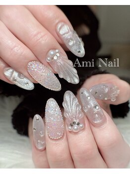アミネイル 中野(Ami Nail)/ワンホンガーリーネイル