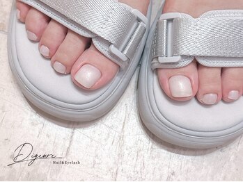 ディジューレ(Digeure)/大人シンプルフットネイル