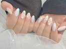 white×blue×レース.