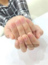 プライベート ネイルサロン マーマ(murmur)/チークネイル