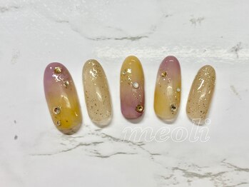 ミオリィ(meoli)/ワンカラー＋ニュアンスアート