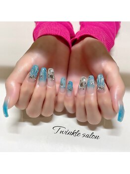 マーメイドをブルーで夏感UP