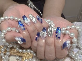 モアネイル 新宿/ワンホンネイル/持ち込み/新宿