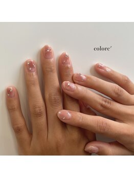 コロレ(colore')/ワンホンチークネイル★