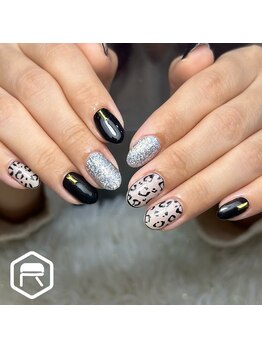 シンプルヒョウ柄
