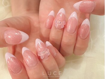 ルーチェ バイ ビアンカ 渋谷店(luce by Bianca)の写真/思わず自慢したくなる4月の特別ネイル♪新生活は指先から◎お出かけにも映える春デザイン！