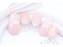 ローズクレア(Rose Crea)/手描きのレースネイル