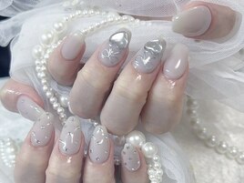 リボンネイル　8500円