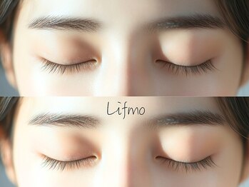 リフモ 立川店(Lifmo)の写真/【アイブロウWAX＋まつ毛パーマ8,500円/1回】人気の平行眉やふんわりナチュラル眉で垢抜け感GET♪
