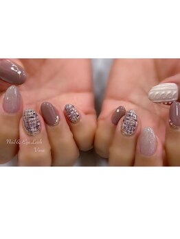 ヴィーナネイル 呉店(VinaNail)/ツイードニット