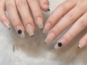 フルゥ エビス(fl EBISU.)/ワンカラー/フレンチ/バラネイル